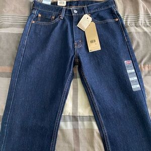 Men’s Levi’s (30x32) Dark Straight Jeans (505) Regular